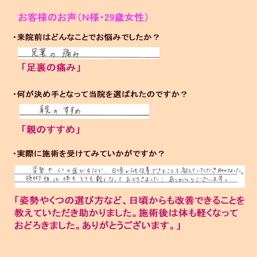 N様・29歳女性